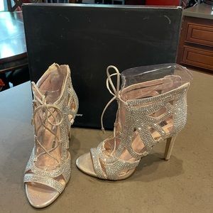 INC International Concepts Rhinestone Heels Sz 5